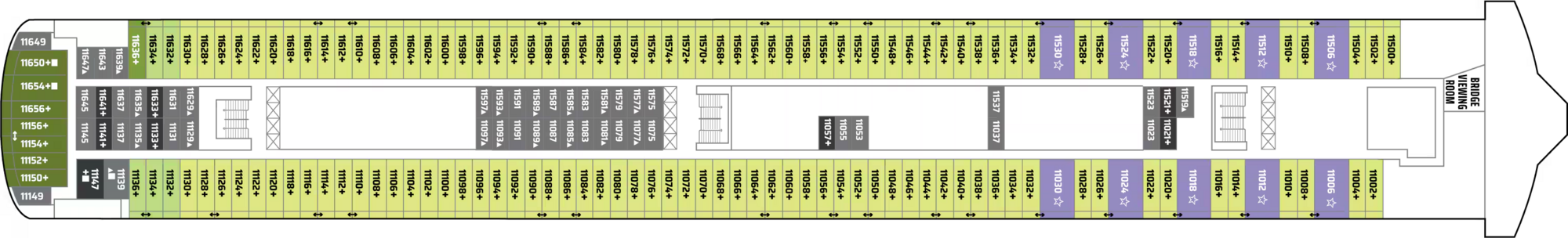 Deck 11 plan